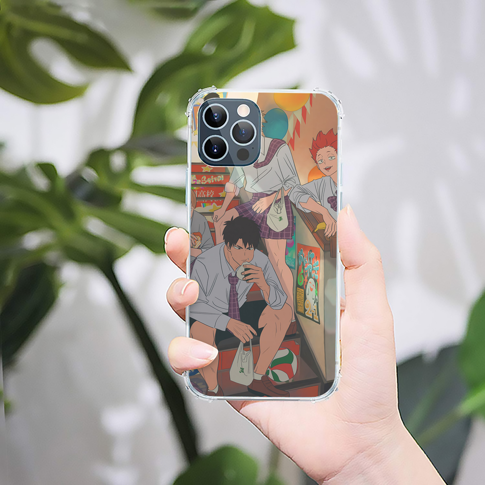 （画像用） ハイキュー!! Haikyu!! 【iPhone 12シリーズ対応】透明スマホケース（クリアソフトケース）